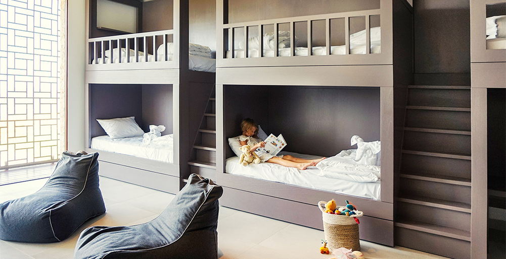 Selong Selo - 7 bedroom - Kids bunk room design